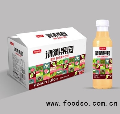 樂事達(dá)清清果園蜜桃復(fù)合果汁飲料