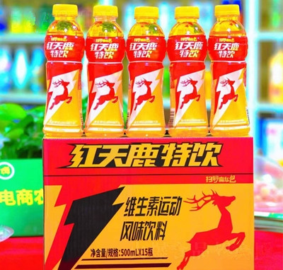 紅天鹿水特維生素運動風味飲料500mlX15瓶